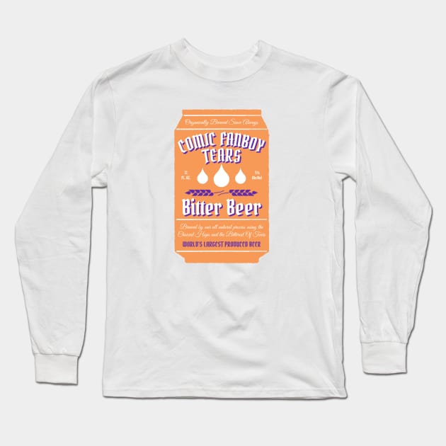 Comic Fanboy Tears Bitter Beer - Can Long Sleeve T-Shirt by FangirlFuel